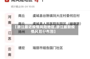 【浙江最近疫情风险地区,浙江最新疫情风险分布图】