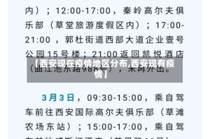【西安现在疫情地区分布,西安现有疫情】