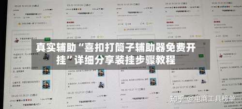 真实辅助“喜扣打筒子辅助器免费开挂”详细分享装挂步骤教程-第3张图片