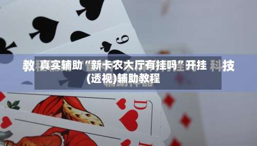 真实辅助“新卡农大厅有挂吗”开挂(透视)辅助教程-第1张图片