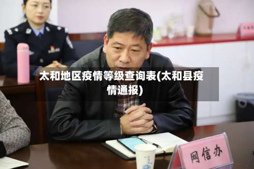 太和地区疫情等级查询表(太和县疫情通报)-第2张图片