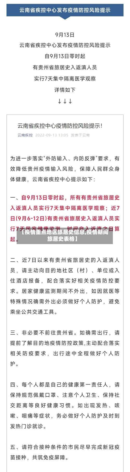 【疫情重点地区旅居史信息,疫情期间旅居史表格】-第2张图片