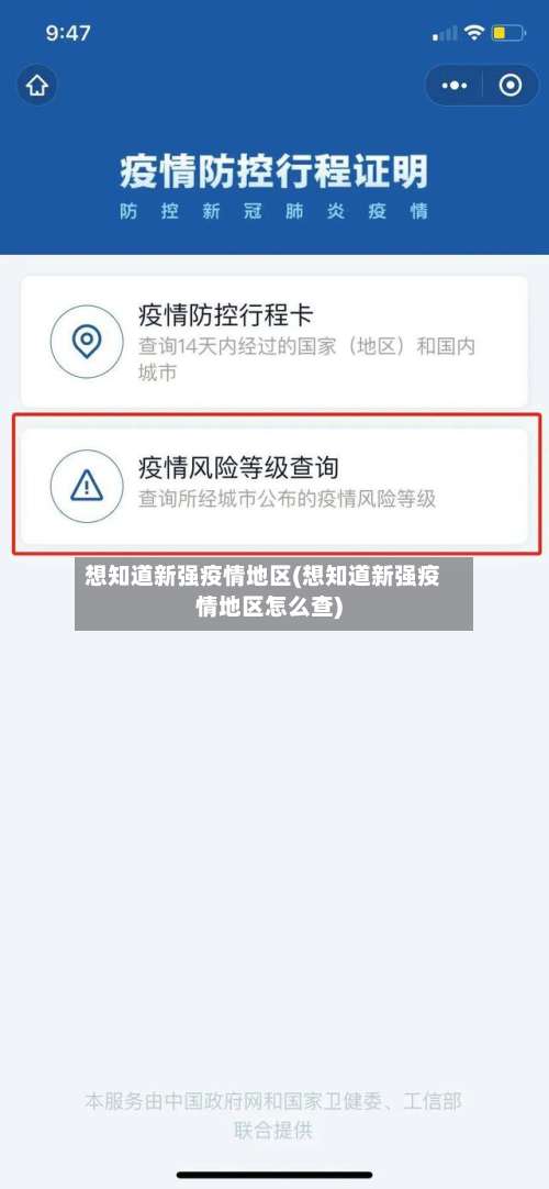 想知道新强疫情地区(想知道新强疫情地区怎么查)-第1张图片